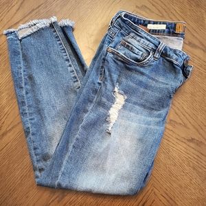 Kut From the Kloth Distressed Ankle Skinny Jeans